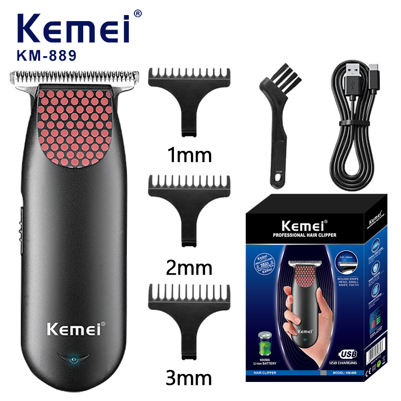 Mens Grooming Kit Bag - Kemei 889 profissional bolso sem fio