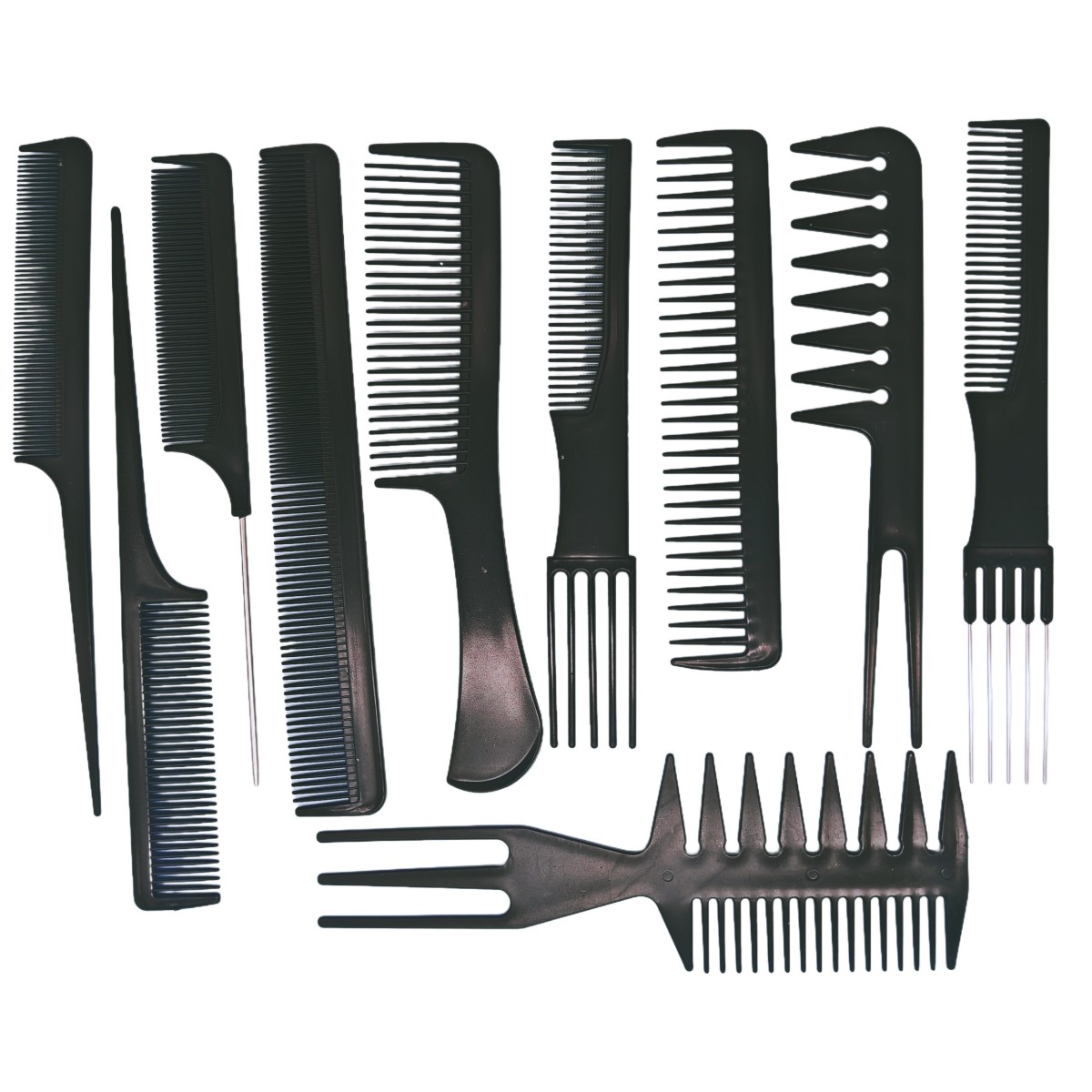 Comb Fine Tooth - 10 pçs novo estilo cabeleireiro das