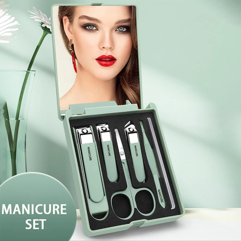 Men'S Grooming Mirror - Kit de Cuidados para Unhas com