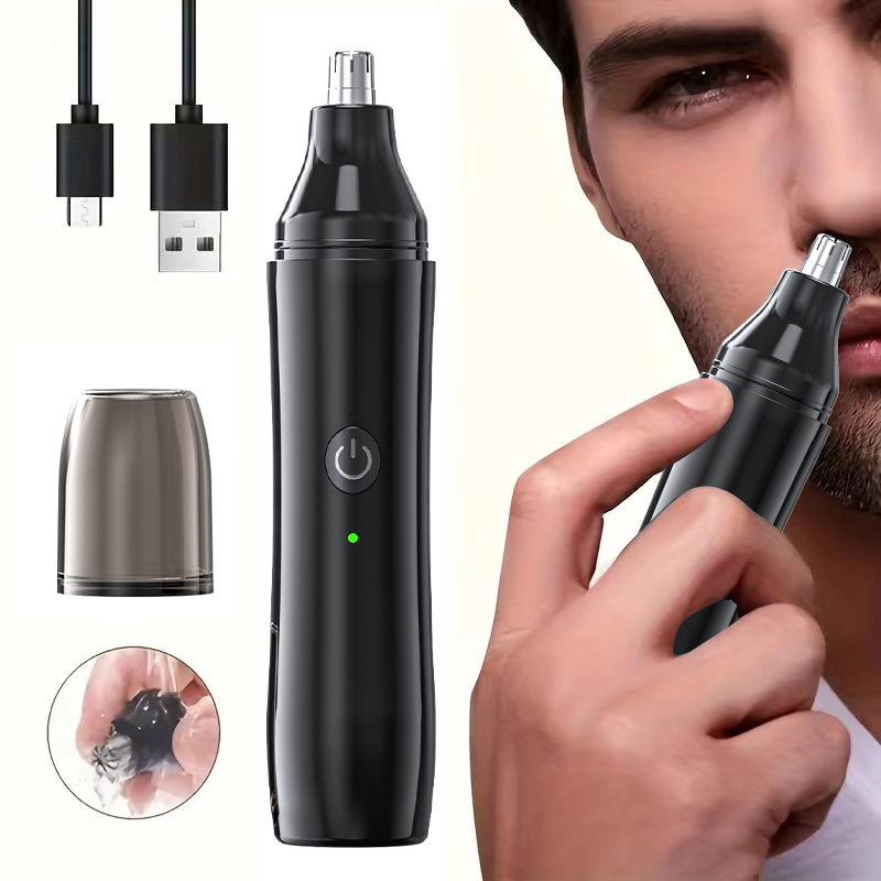 Mens Grooming Tools - Aparador de pêlos de nariz recarregável