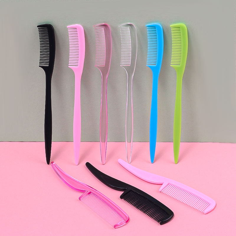 Comb Fine Tooth - Conjunto de 25 Pentes Mini Multicoloridos