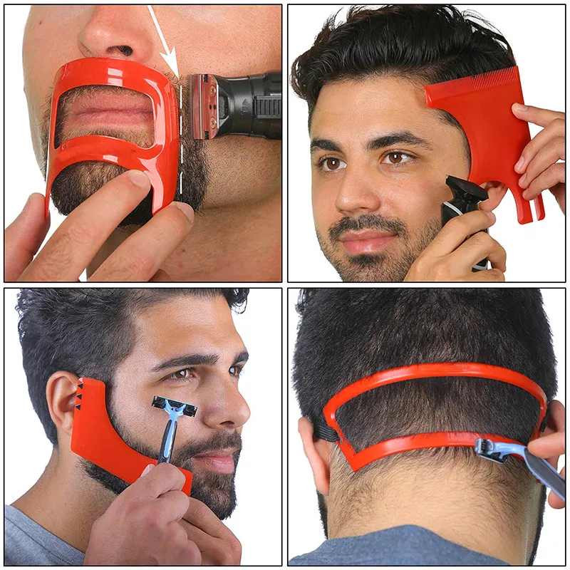 2/4 pçs pentes de barba dos ho - Mens Grooming Tools avaliação e preço