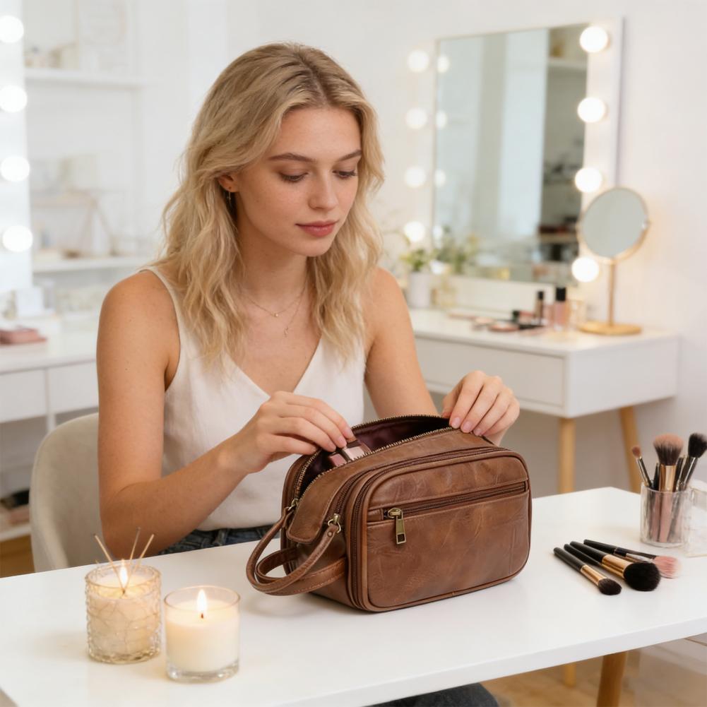 Bolsa de Maquiagem de Viagem e - Mens Grooming Kit Bag avaliação e preço