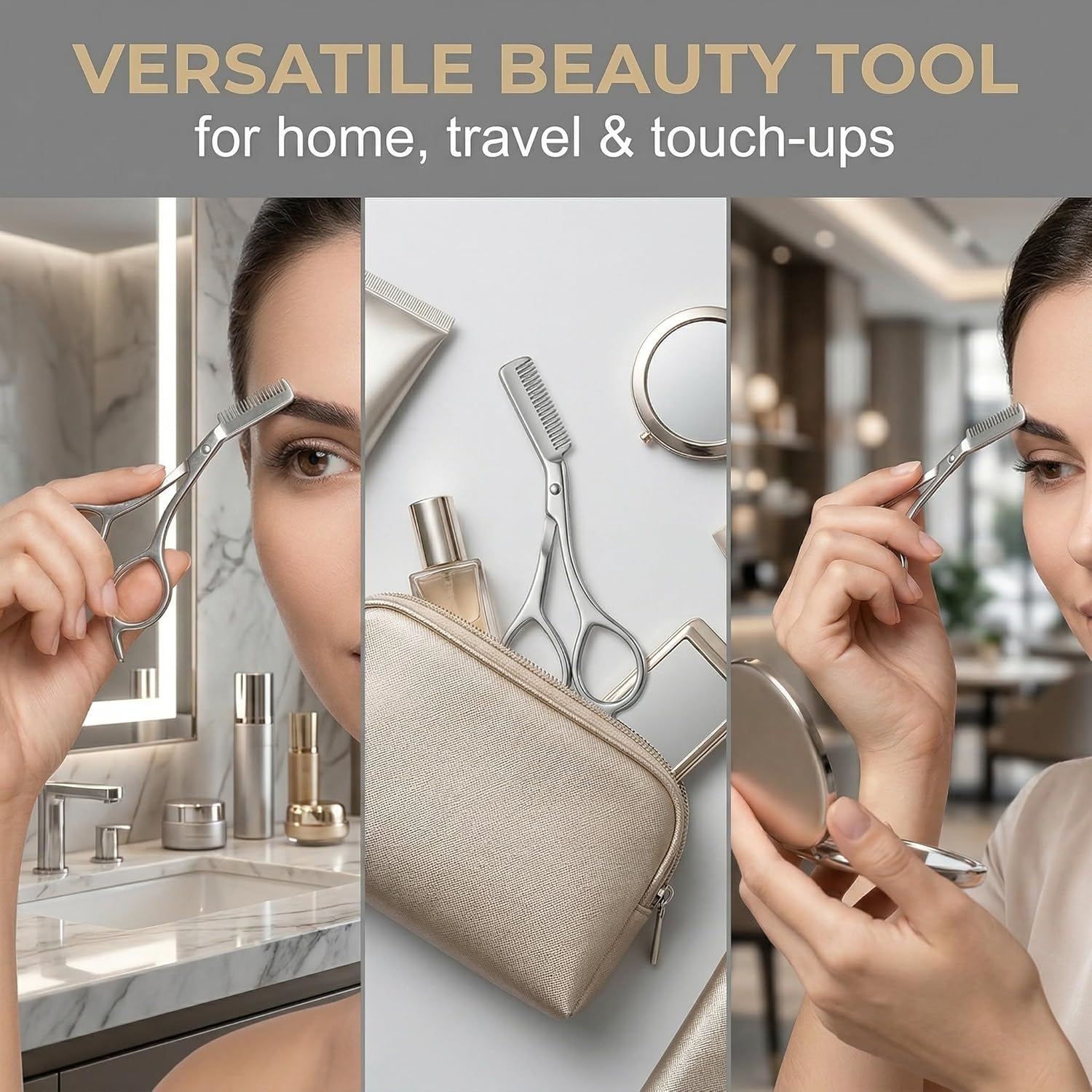 Tesoura de Sobrancelha em Aço  - Men'S Grooming Mirror avaliação e preço