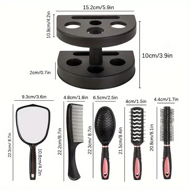 Conjunto de espelho e pente 5  - Men'S Grooming Mirror avaliação e preço