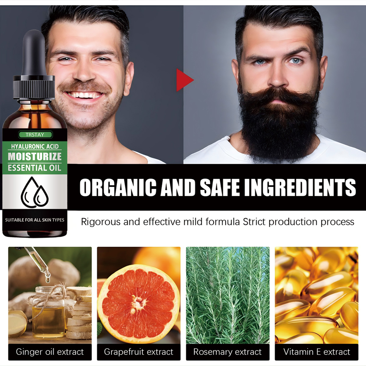 100% natural acelerar o cabelo - Men'S Grooming And Skin Care avaliação e preço