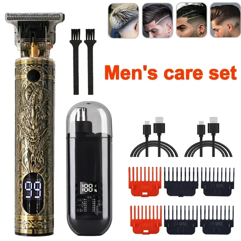 Portátil t9 máquina de cortar  - Mens Grooming Tools avaliação e preço