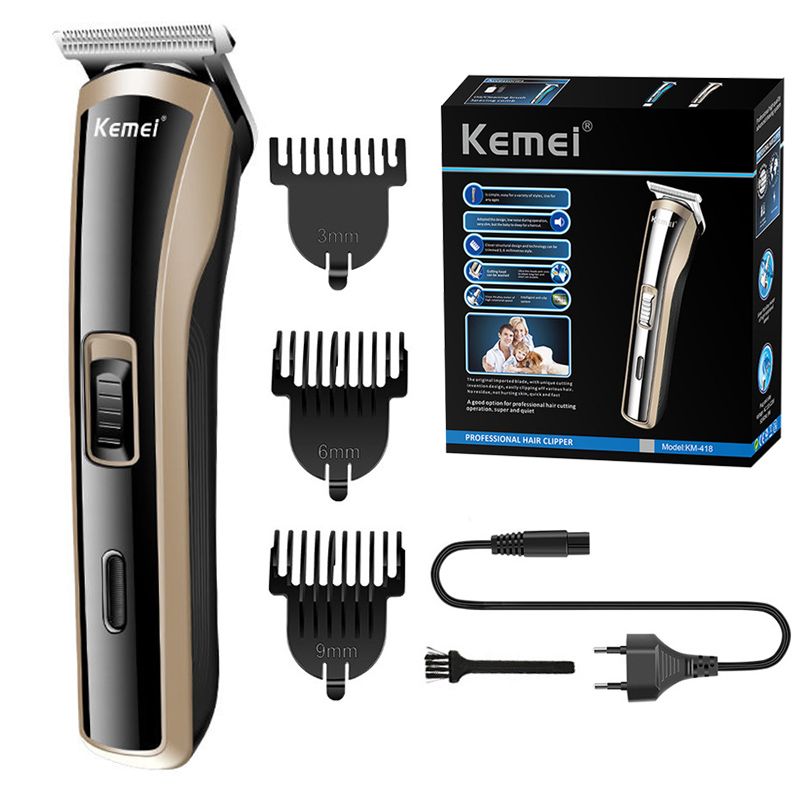 Kemei-Clipper de cabelo sem fi - Mens Grooming Tools avaliação e preço