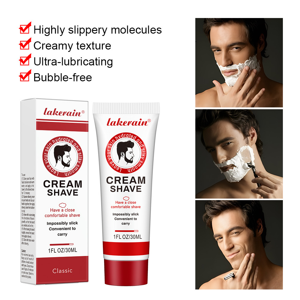 Lakerain creme de barbear gel  - Men'S Grooming Cream avaliação e preço