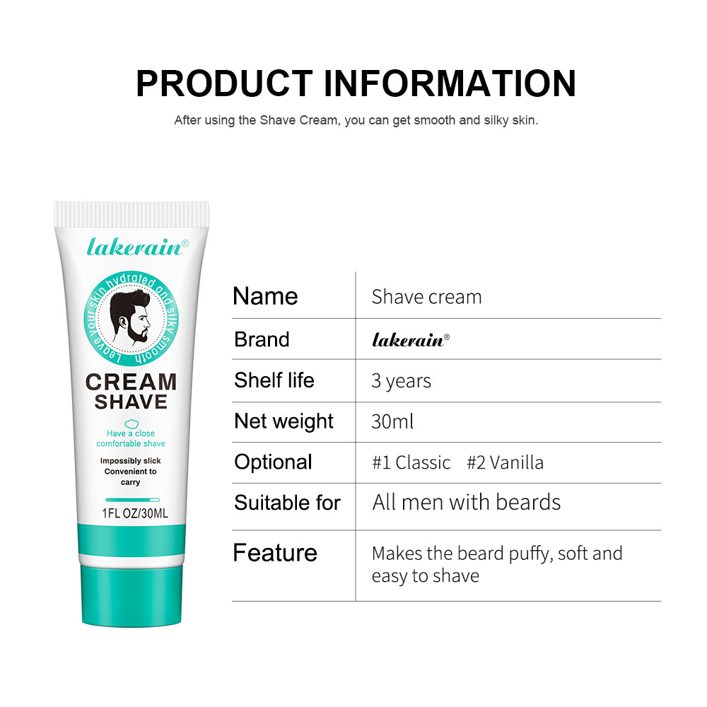 Lakerain creme de barbear gel  - Men'S Grooming Cream avaliação e preço