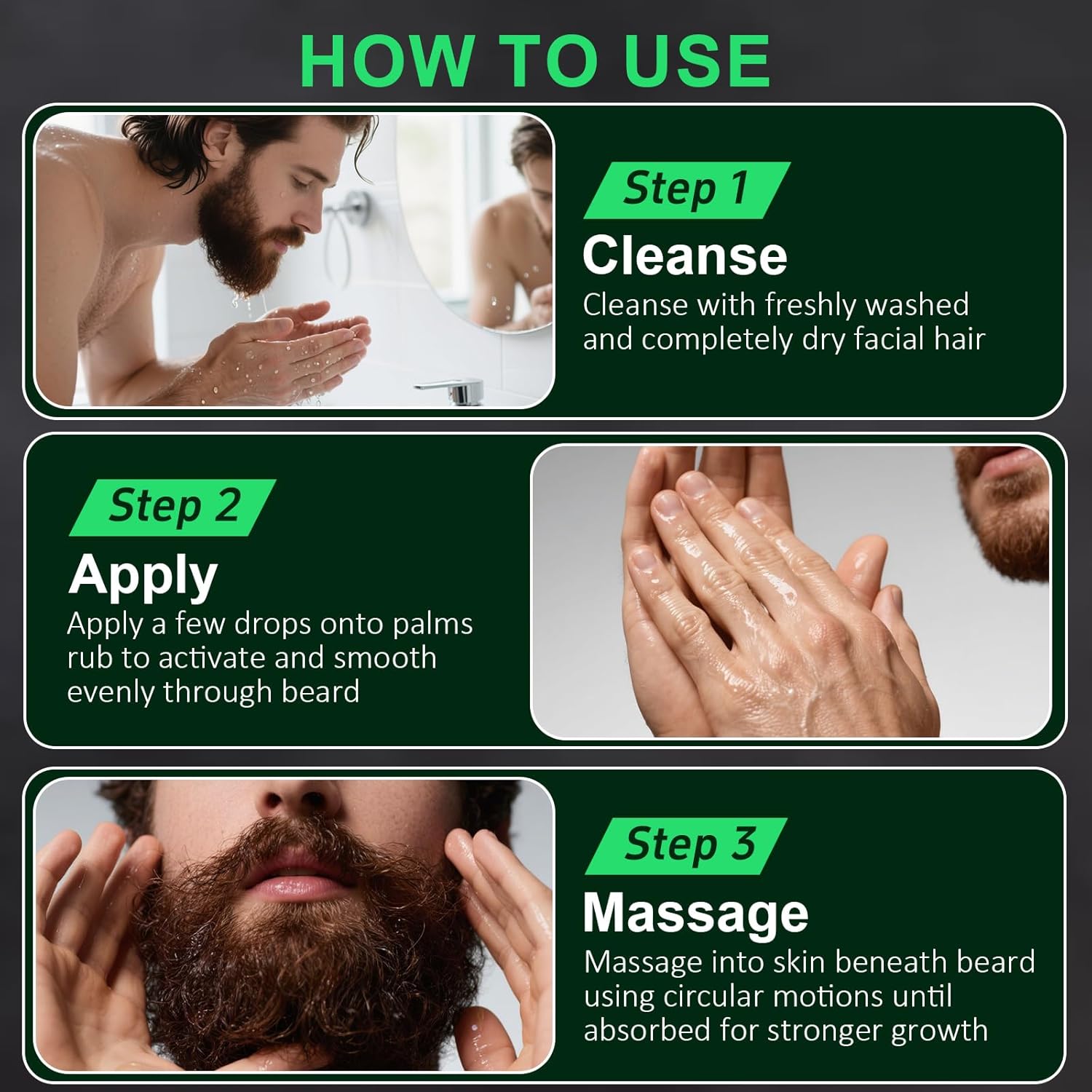 Óleo para crescimento de barba - Men'S Grooming And Skin Care avaliação e preço