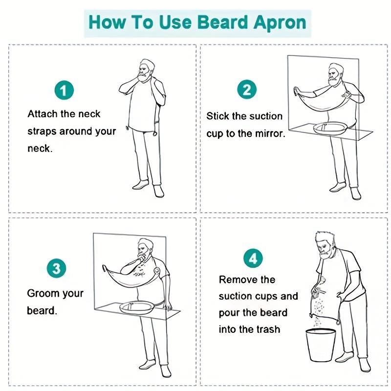 Avental para Barba Masculina c - Men'S Grooming Mirror avaliação e preço